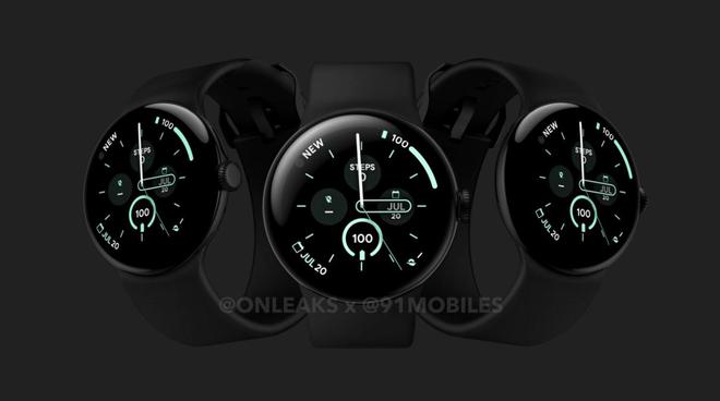 3 外观渲染图曝光：圆形表盘 + 旋转表冠MG电子推荐谷歌 Pixel Watch(图3)